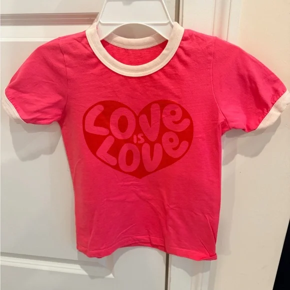 'Love Is Love' Ringer Tee 6T
Winter Water Factory made in Brooklyn - Picture 3 of 8